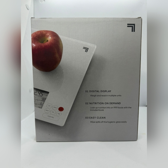 SHARPER IMAGE Smart Digital Kitchen Food Scale with Nutritional Display - Picture 3 of 3